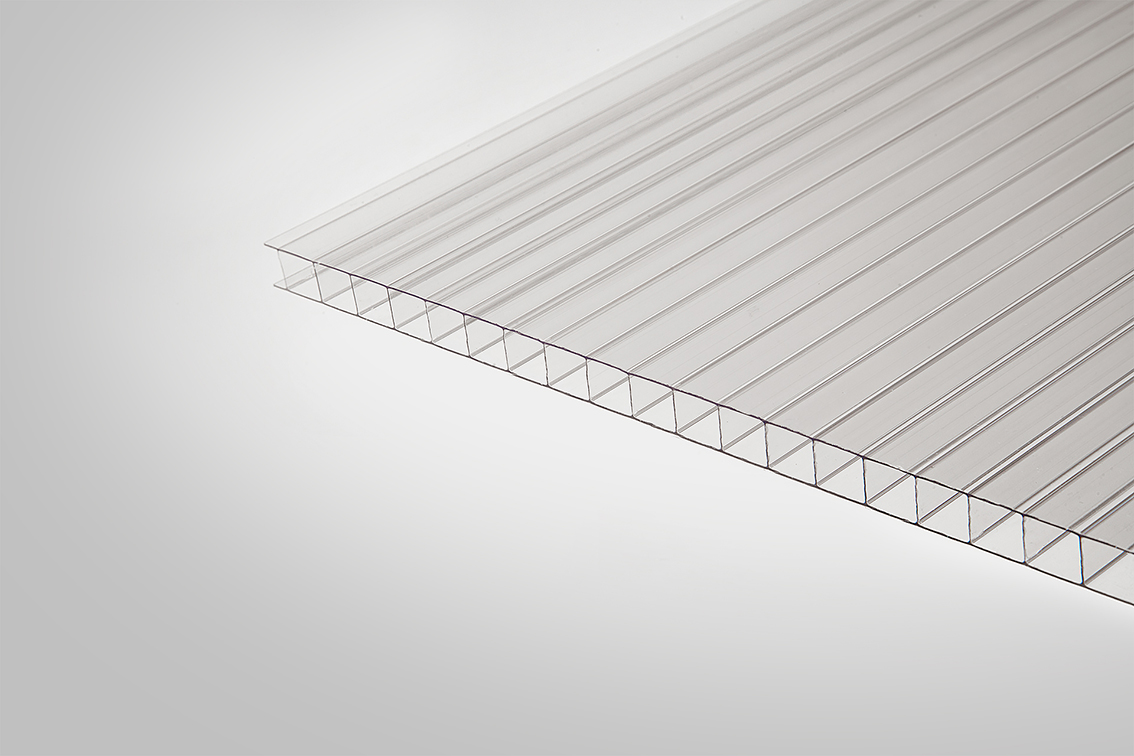 Сотовый поликарбонат Томатто 3,70 мм 2100x6000 мм прозрачный