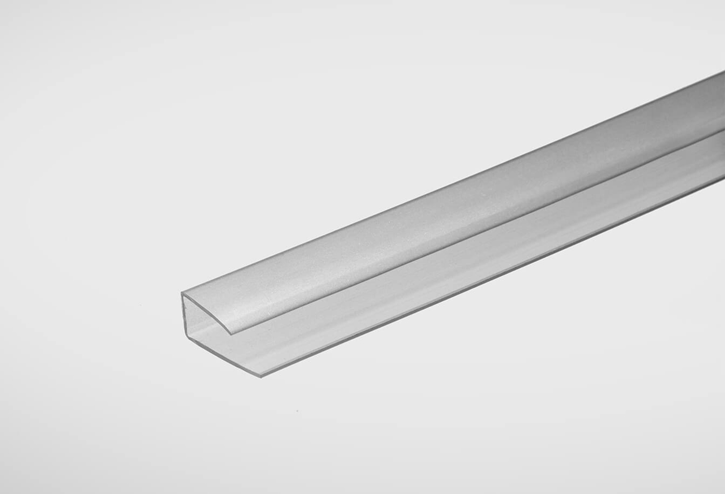 Профиль торцевой 10мм серебристый 2.1м