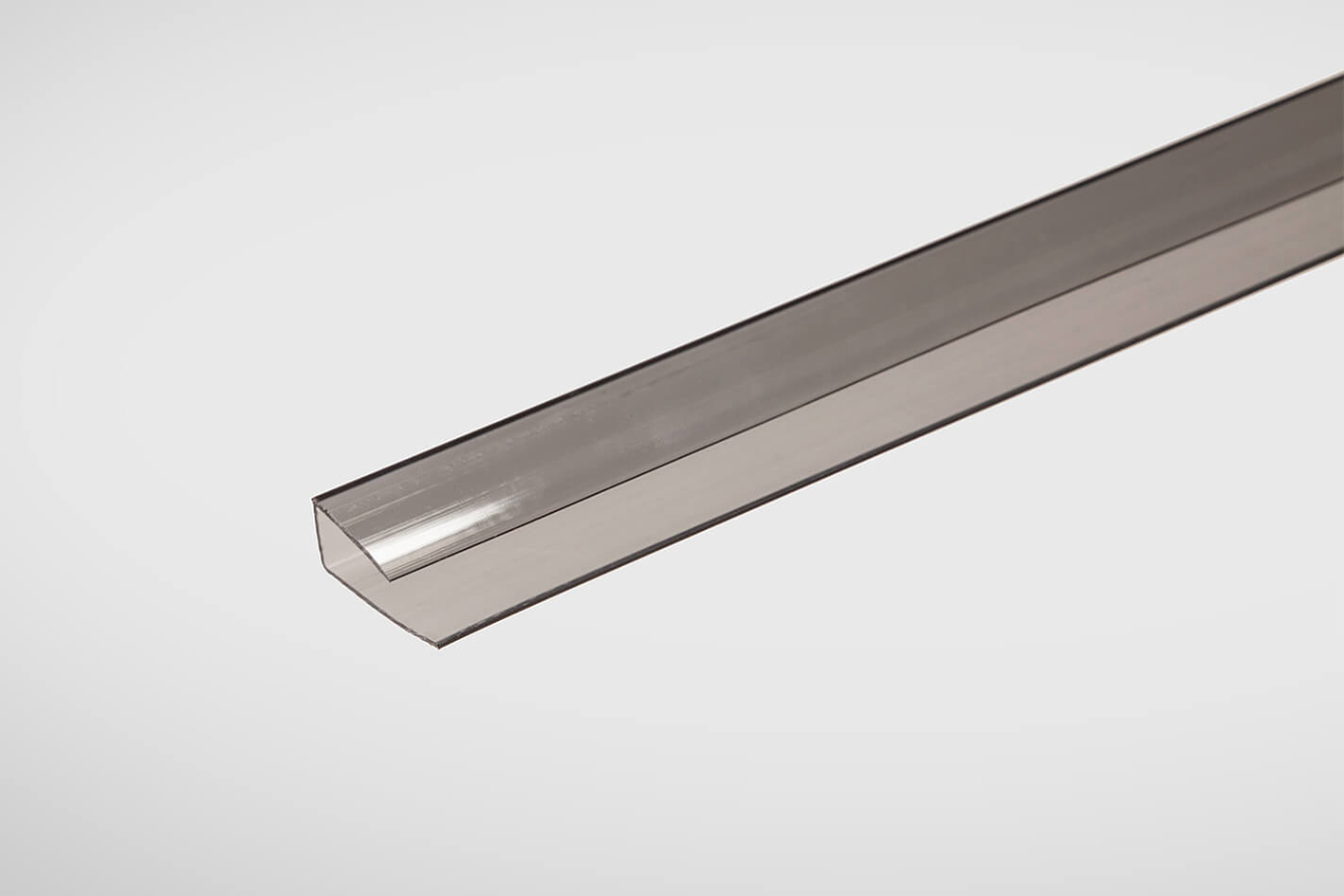 Профиль торцевой 8 мм графитовый 2,1м Практичный